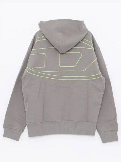 S Macs Megoval D Hoodie Grey - DIESEL - BALAAN 2