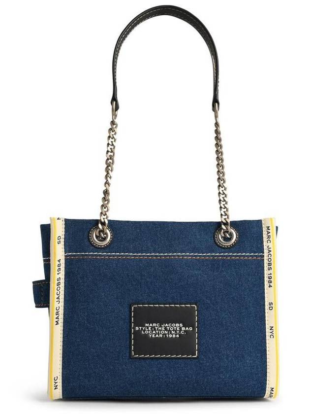 Marc Jacobs Small 'Tote' Blue Denim Bag - MARC JACOBS - BALAAN 3