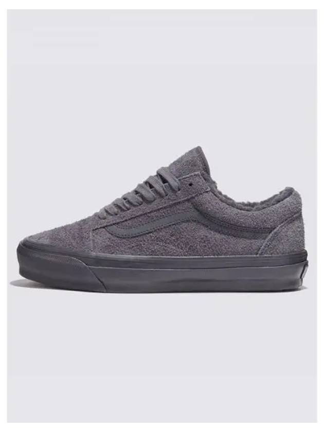 MTE Old Skool Suede Sherpa Low Top Sneakers Asphalt - VANS - BALAAN 2