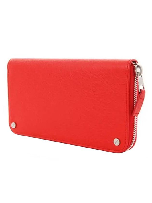 Zipper Around Long Wallet Red - BALENCIAGA - BALAAN 1