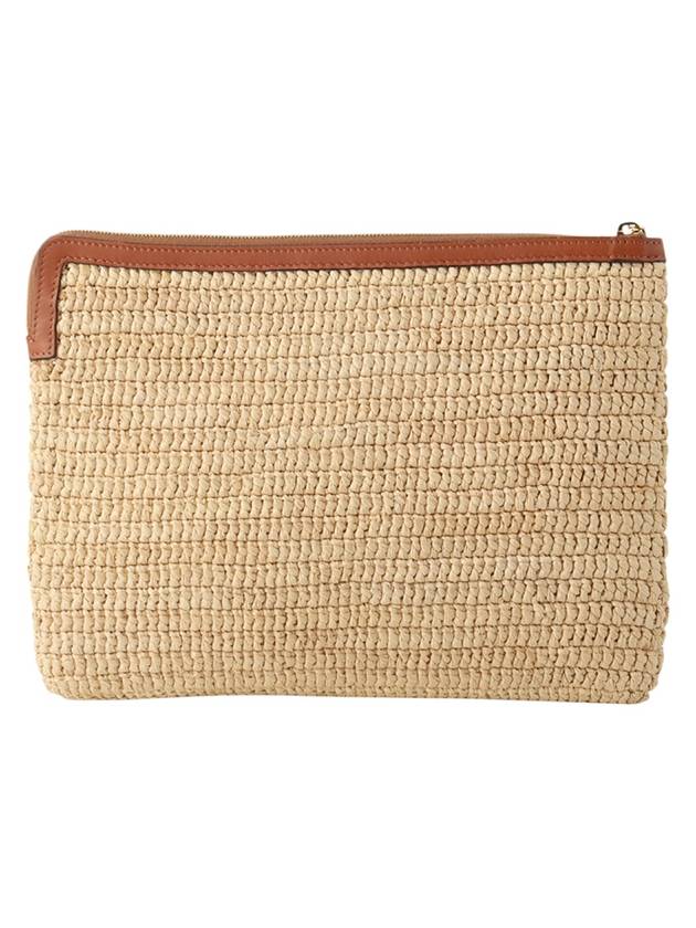 10D672CEW Raffia Triope Small Clutch 34123 2 - CELINE - BALAAN 2