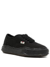 Baker OG Sole Canvas Low Top Sneakers Black - MIHARA YASUHIRO - BALAAN 3