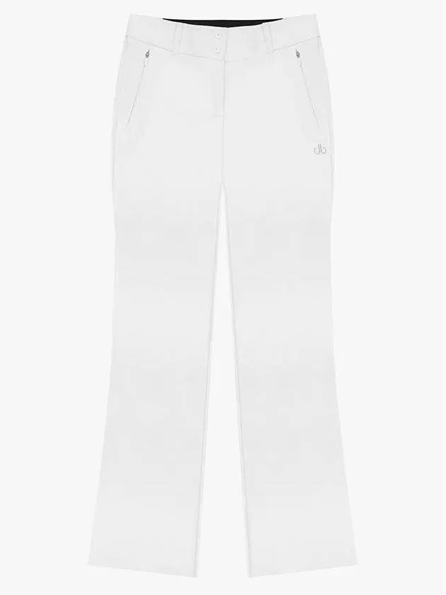 Drew Basic Semi Bootcut Pants DF41PT05WHITE - DRUH GOLF - BALAAN 1