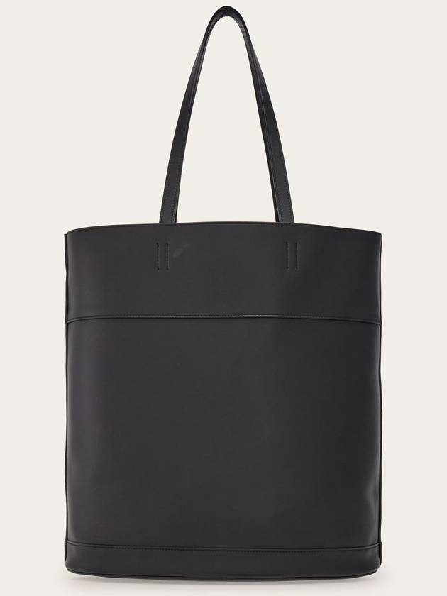 North-South Charming Tote Bag Black - SALVATORE FERRAGAMO - BALAAN 3