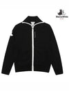 fall wing yarn point sailor collar cardigan 2803LXKWBLACK - BLACK&WHITE - BALAAN 1