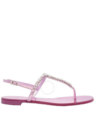 Giuseppe Zanotti Minnah Open Toe Embellished Sandals Brand Size 35 US Size 5 - GIUSEPPE ZANOTTI - BALAAN 1