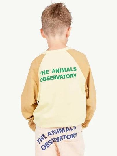 Kids Cream Yellow Anteater T Shirt F24020 317GC - THE ANIMALS OBSERVATORY - BALAAN 2