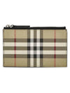 Vintage Check Leather Wallet - BURBERRY - BALAAN 2