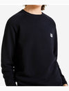 Grey Fox Head Patch Classic Sweatshirt Black - MAISON KITSUNE - BALAAN 4