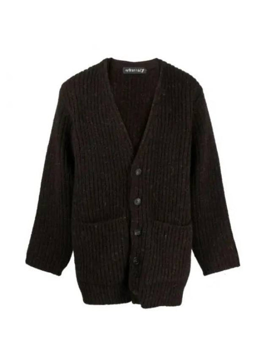 COLOSSAL CARDIGAN Welsh Black Albion Wool W4233CW Colossal Wool Cardigan - OUR LEGACY - BALAAN 1
