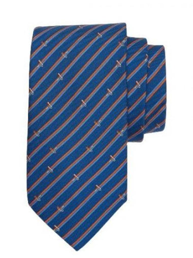 Tie 350962 770836 Blue Marine - SALVATORE FERRAGAMO - BALAAN 1