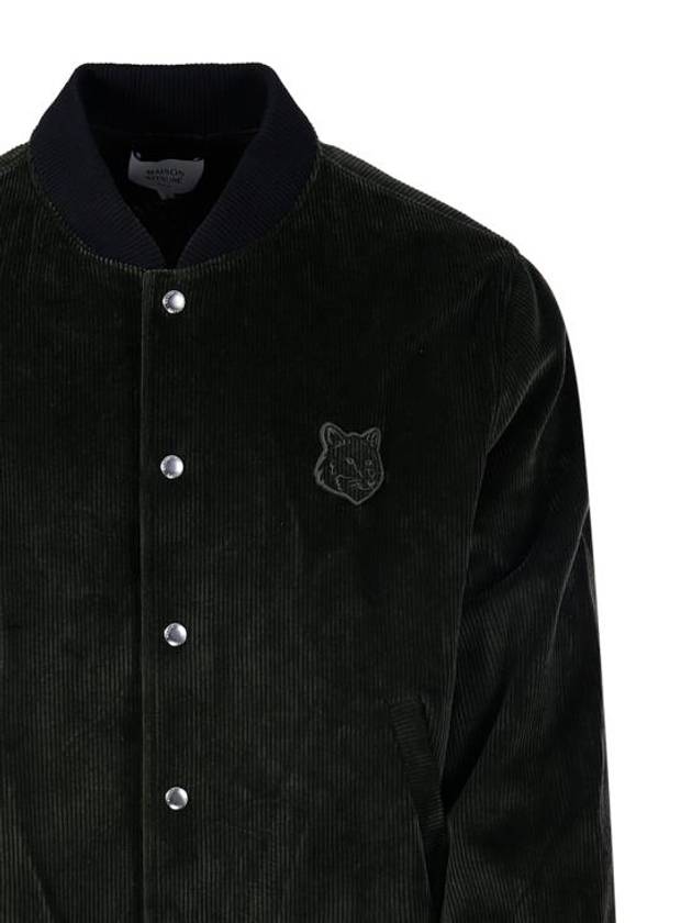 Teddy Bomber Jacket Ranger Green - MAISON KITSUNE - BALAAN 5