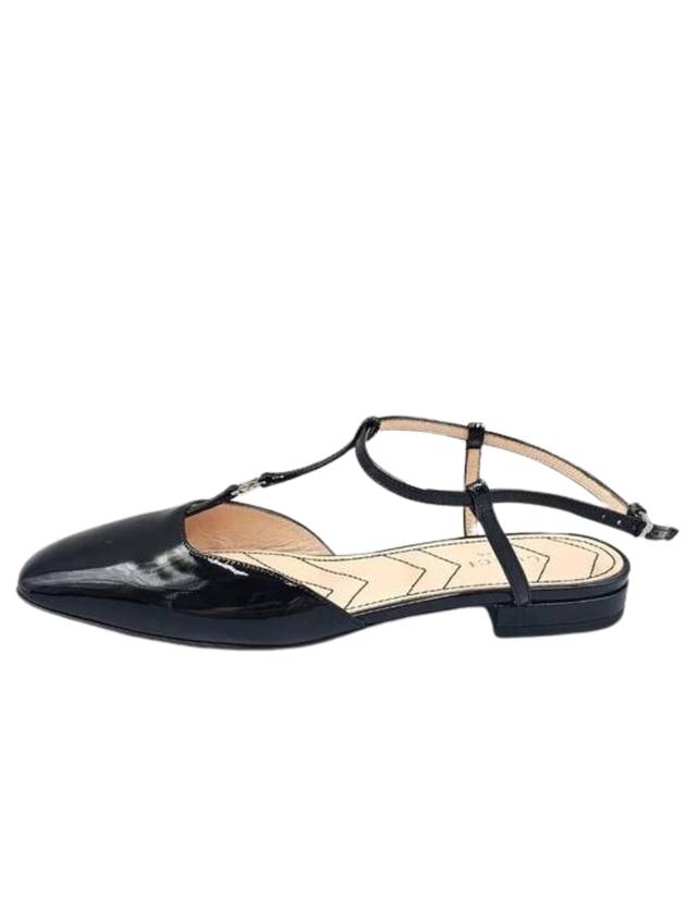 Double G Ballerina Flats Black - GUCCI - BALAAN 1