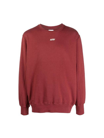 Logo Cotton Red Sweatshirt SWBM416S - AUTRY - BALAAN 1