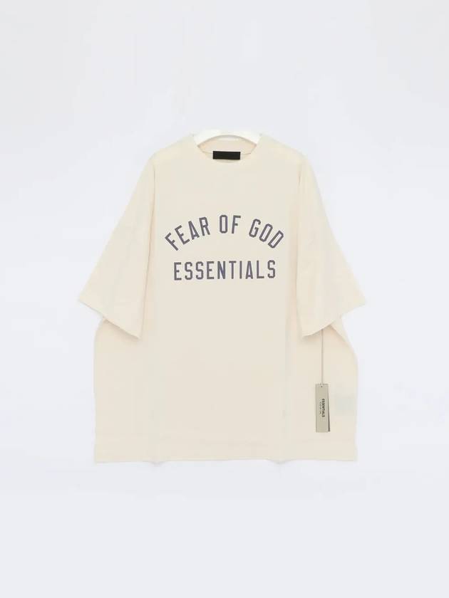 Jersey Crew Neck Short Sleeve T-Shirt White - FEAR OF GOD - BALAAN 4