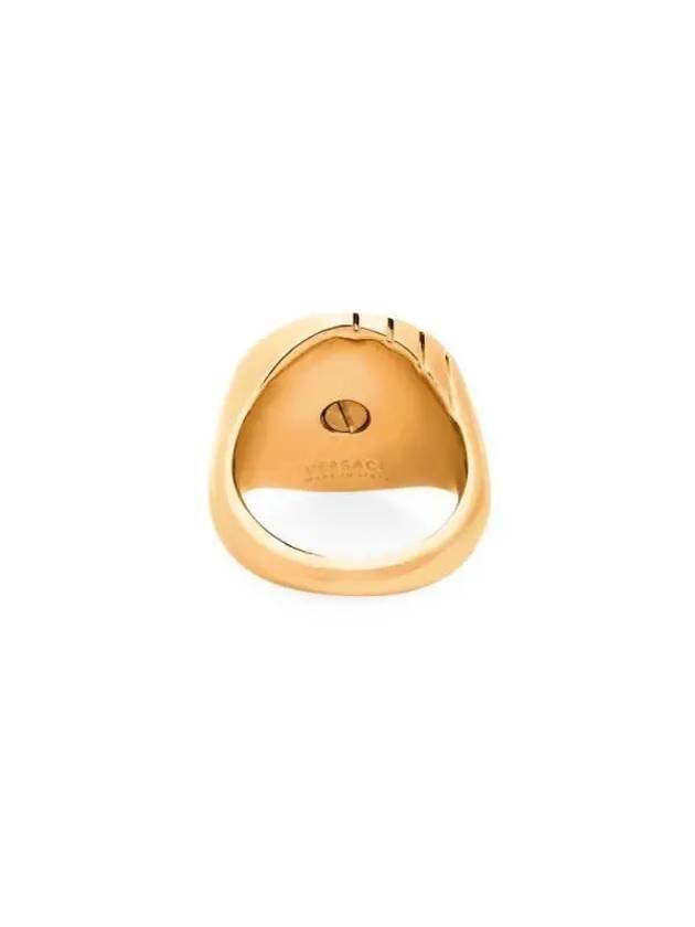 Men's Medusa Logo Ring Gold - VERSACE - BALAAN 4