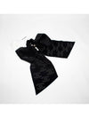 Hair Silk Crepe Hair Chouchou Black AA9460 B14157 94305 - CHANEL - BALAAN 3