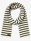 [Saint James] Scarf Raye (Ecru/Marine) - SAINT JAMES - BALAAN 1