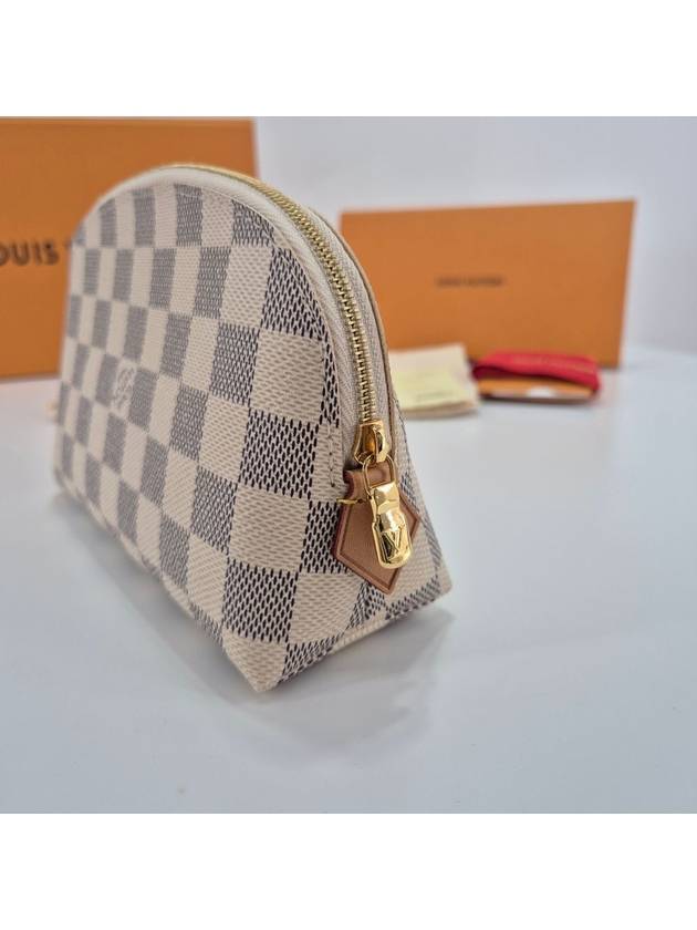 Damier Azur Cosmetic Pouch Bag - LOUIS VUITTON - BALAAN 7