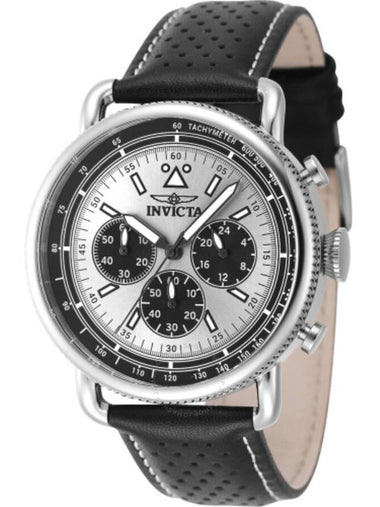 Invicta Speedway Zager Exclusive Chronograph Quartz Silver Dial Men's Watch 47363 - INVICTA - BALAAN 1