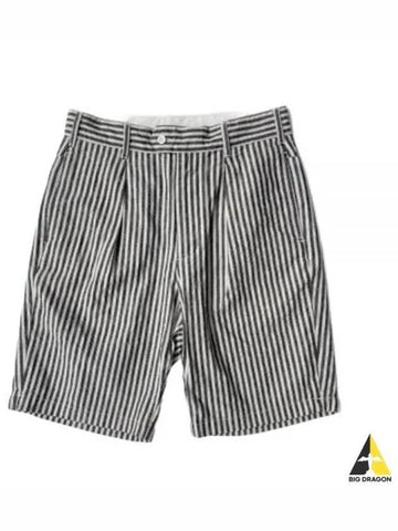 Sunset Short A NaturalBlack LC Stripe MP283 SD013 Shorts - ENGINEERED GARMENTS - BALAAN 1