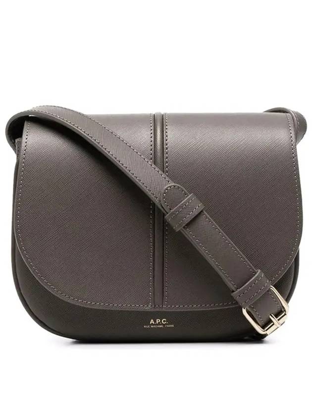 Betty Saffiano Cross Bag Gray - A.P.C. - BALAAN.