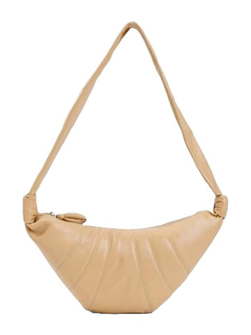 Croissant Medium Soft Nappa Leather Cross Bag Dune - LEMAIRE - BALAAN 1