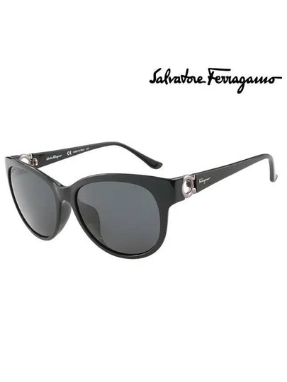 Eyewear Round Sunglasses Black - SALVATORE FERRAGAMO - BALAAN 2