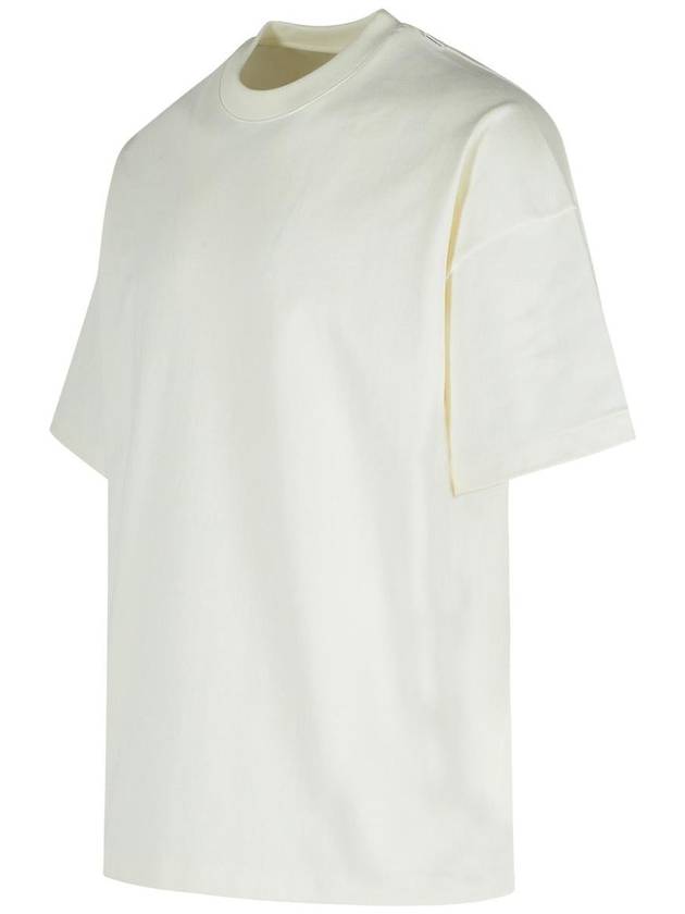 Jil Sander Ivory Cotton T-Shirt - JIL SANDER - BALAAN 2