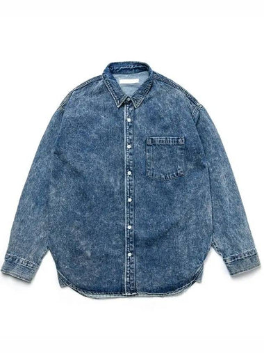 Oversized Jinro Denim Shirt Blue - C WEAR BY THE GENIUS - BALAAN 1