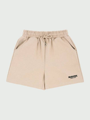 Unisex ORIGIN DEPT Half Pants Beige - MAVRK - BALAAN 1