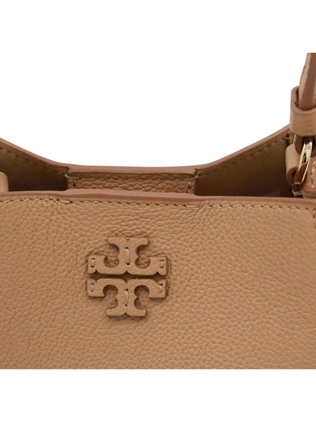 Mcgraw Logo Small Bucket Bag Brown - TORY BURCH - BALAAN 5