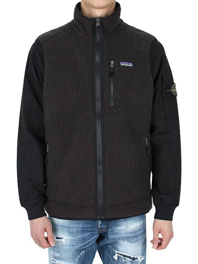 Men's Retro Pile Vest Black - PATAGONIA - BALAAN 2