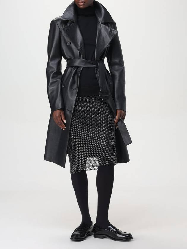 Giostra nappa leather trench coat black - MAX MARA SPORTMAX - BALAAN 3