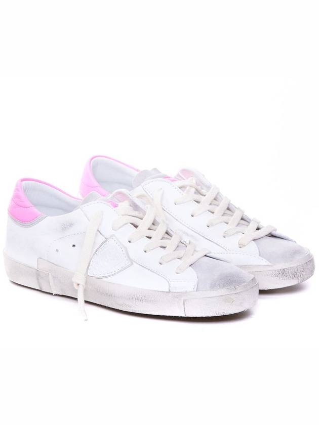 Women s PRSX Low Top Sneakers White Pink - PHILIPPE MODEL - BALAAN 5