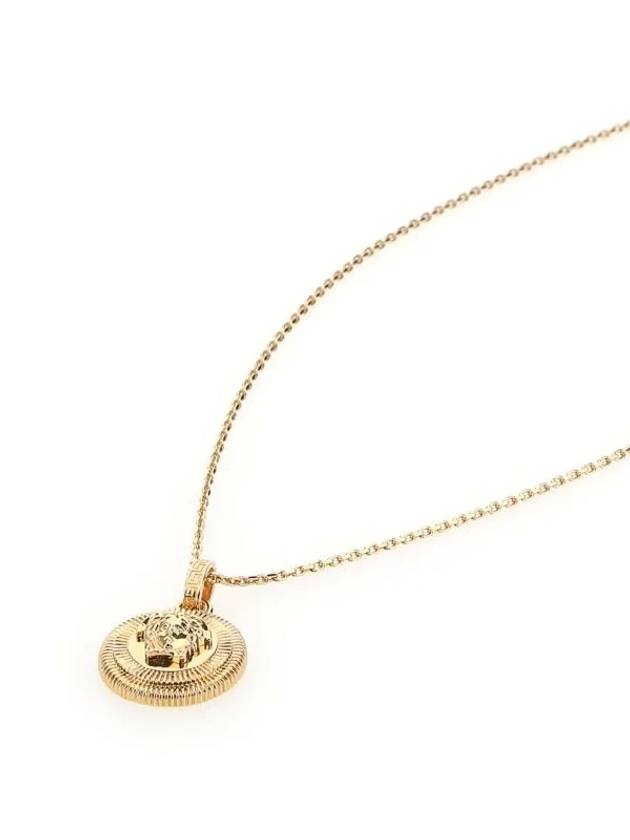 Medusa Pendant Necklace Gold - VERSACE - BALAAN 3