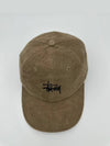 Graffiti Corduroy Low Pro Ball Cap Dark Khaki - STUSSY - BALAAN 4