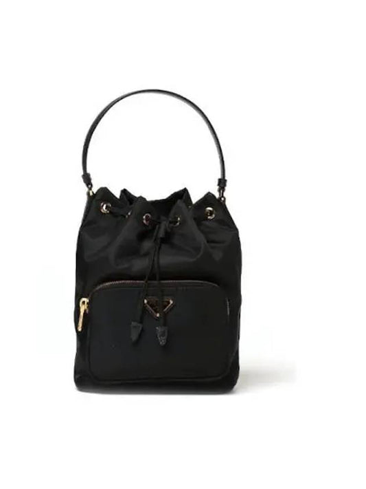 Duet Re-Nylon Bucket Bag Black - PRADA - BALAAN 2