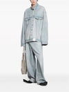 Oversized Denim Jacket Light Blue - BALENCIAGA - BALAAN 8