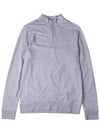 Batten Half Zip Sweatshirt Grey Marl - BARBOUR - BALAAN 11