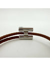 Tournis Tresse Bracelet Brown - HERMES - BALAAN 9