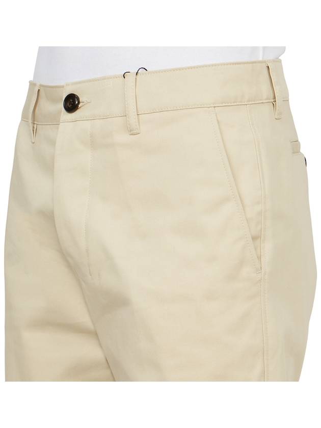 Men's Chino Shorts Vanilla - AMI - BALAAN 9