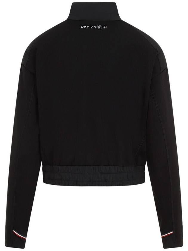 Grenoble Padded Zip-Up Sweatshirt Black - MONCLER - BALAAN 4