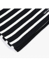 KH Duguay Stripe Muffler White Black - SAINT JAMES - BALAAN 4