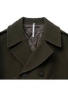 Heavy Wool Classic Half Double Coat Khaki - NOIRER - BALAAN 5