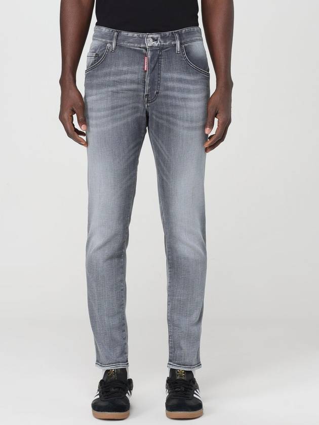 Proper Wash Skater Straight Jeans Grey - DSQUARED2 - BALAAN 2