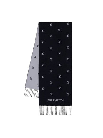 M77269 LV Blason Scarf Black - LOUIS VUITTON - BALAAN 1