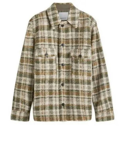 Kevron Check Wool Jacket Green - ISABEL MARANT - BALAAN 2