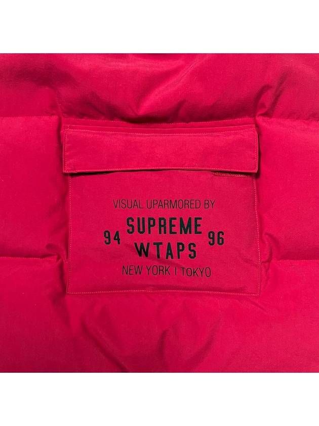 Men s Double Taps Tactical Down Vest Red - SUPREME - BALAAN 4