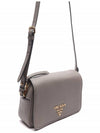 Vitello Phoenix Cross Bag Grey - PRADA - BALAAN 4